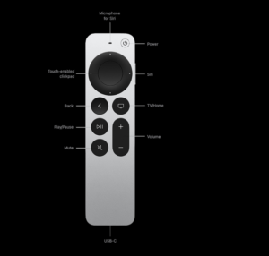 Apple TV 4K remote 